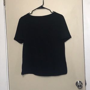 Black, mesh t-shirt